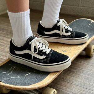 Vans Kids Black Sneakers 1.5